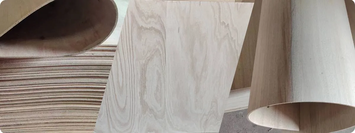 Bendable flexible plywood board with high flexibility for DIY and commercial use