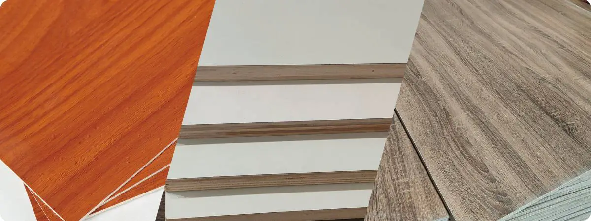 Contreplaqué mélaminé avec finition grain de bois naturel pour la fabrication de meubles